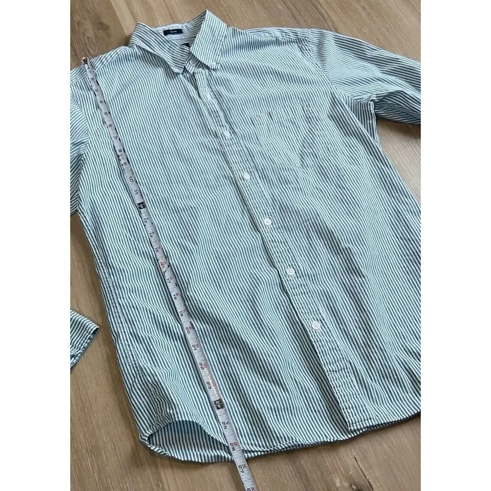 J Crew Mens Long Sleeve Button Down Shirts -‎ Set Of 2 - Medium